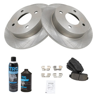 TRQ® - Rear Disc Brake Kit with Ceramic Pads