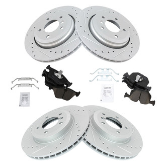 TRQ® - Performance Ceramic Front and Rear Brake Kit