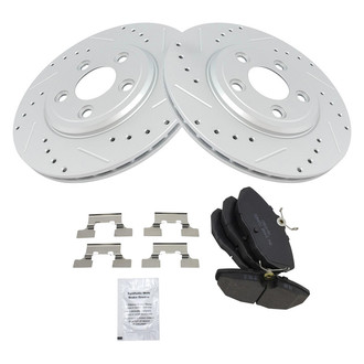 TRQ® - Performance Ceramic Rear Brake Kit