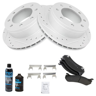 TRQ® - Performance Semi-Metallic Rear Brake Kit