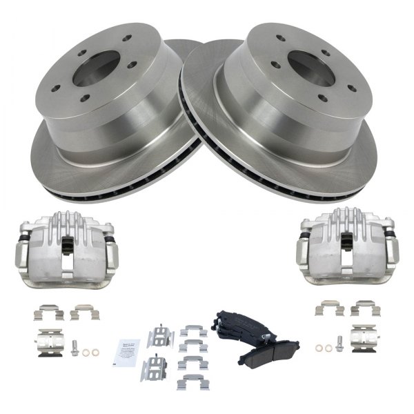 TRQ® - Rear Disc Brake Kit with Ceramic Pads and Calipers