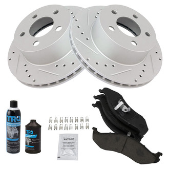 TRQ® - Performance Ceramic Front Brake Kit