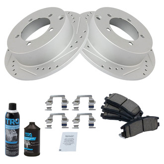 TRQ® - Performance Ceramic Rear Brake Kit