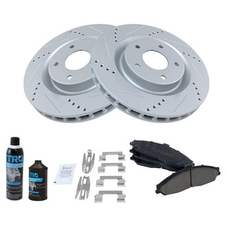 TRQ® - Performance Ceramic Front Brake Kit
