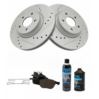 TRQ® - Performance Ceramic Front Brake Kit