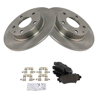 TRQ® - Rear Disc Brake Kit with Ceramic Pads