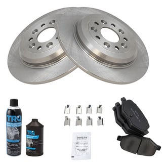 TRQ® - Rear Disc Brake Kit with Semi-Metallic Pads