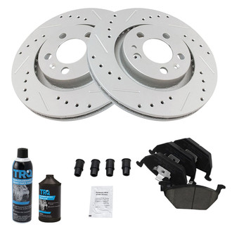 TRQ® - Performance Ceramic Front Brake Kit