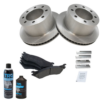 TRQ® - Rear Disc Brake Kit with Ceramic Pads