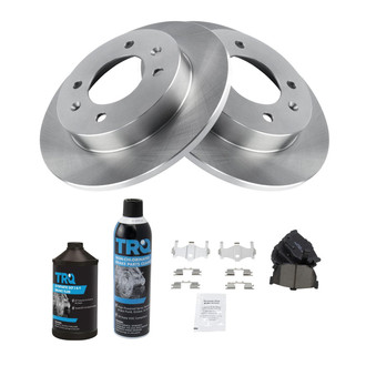 TRQ® - Rear Disc Brake Kit with Ceramic Pads