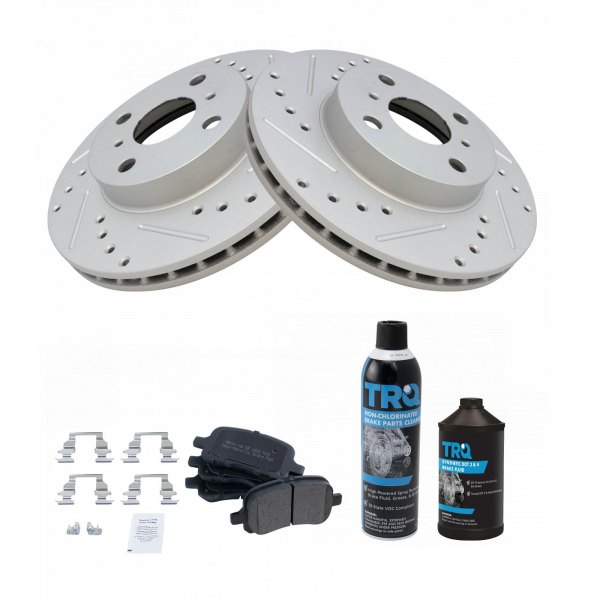 TRQ® - Performance Semi-Metallic Front Brake Kit