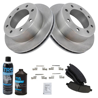 TRQ® - Rear Disc Brake Kit with Ceramic Pads