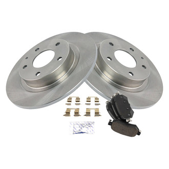 TRQ® - Rear Disc Brake Kit with Ceramic Pads