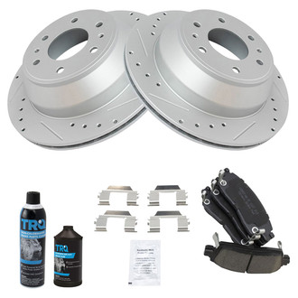 TRQ® - Performance Ceramic Rear Brake Kit