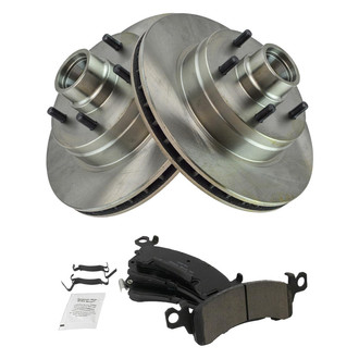 TRQ® BKA16639 - Front Disc Brake Kit with Ceramic Pads