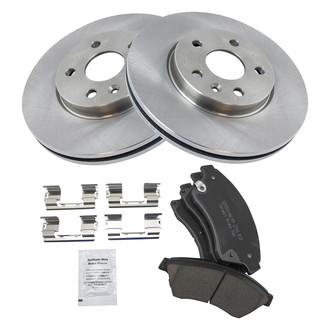 TRQ® - Front Disc Brake Kit with Ceramic Pads