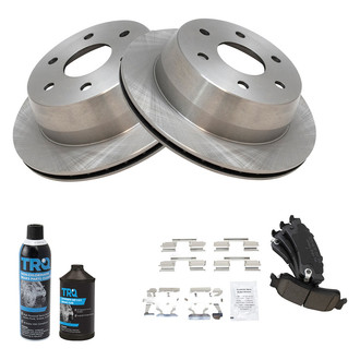 TRQ® - Rear Disc Brake Kit with Ceramic Pads