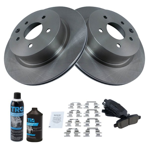 TRQ® - Rear Disc Brake Kit with Ceramic Pads