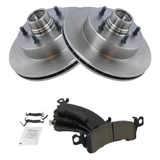 TRQ® - Front Disc Brake Kit with Ceramic Pads