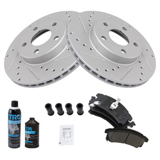 TRQ® - Performance Ceramic Front Brake Kit