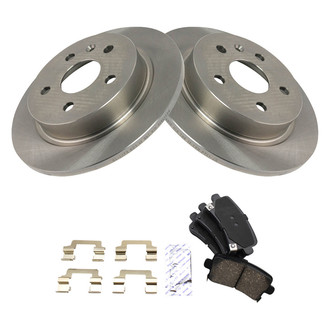 TRQ® - Rear Disc Brake Kit with Ceramic Pads