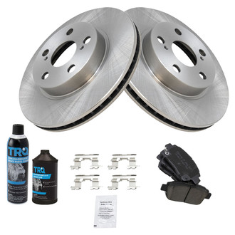 TRQ® - Front Disc Brake Kit with Ceramic Pads