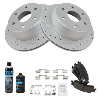 TRQ® - Performance Ceramic Rear Brake Kit