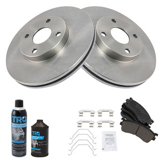 TRQ® - Front Disc Brake Kit with Ceramic Pads