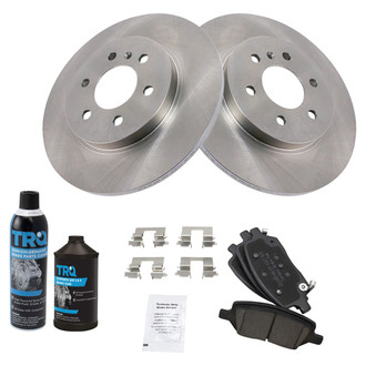 TRQ® - Rear Disc Brake Kit with Ceramic Pads