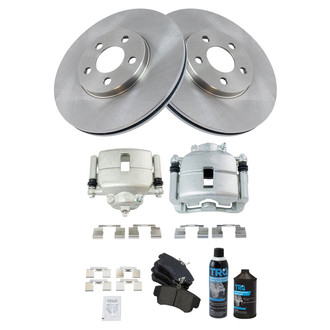 TRQ® - Front Disc Brake Kit with Ceramic Pads and Calipers