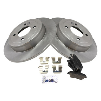 TRQ® - Rear Disc Brake Kit with Ceramic Pads