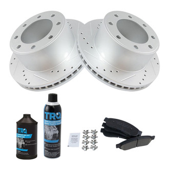 TRQ® - Performance Ceramic Rear Brake Kit