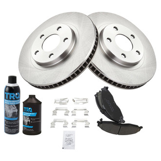 TRQ® - Front Disc Brake Kit with Ceramic Pads