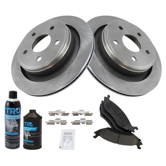 TRQ® - Rear Disc Brake Kit with Ceramic Pads