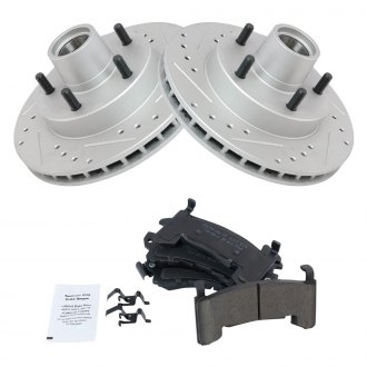 TRQ® - Performance Ceramic Front Brake Kit