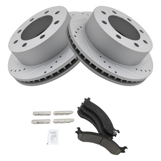 TRQ® - Performance Ceramic Front Brake Kit