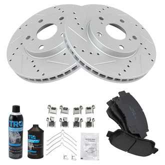 TRQ® - Performance Ceramic Front Brake Kit