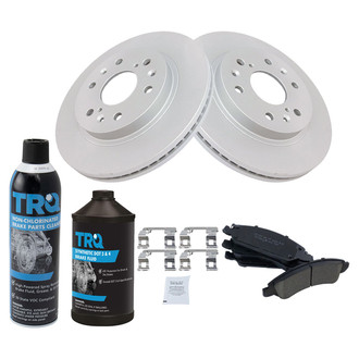 TRQ® - Front Disc Brake Kit with Ceramic Pads