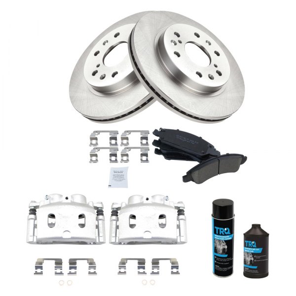 TRQ® - Front Disc Brake Kit with Ceramic Pads and Calipers