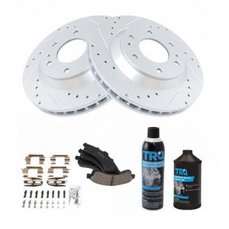 TRQ® - Performance Ceramic Front Brake Kit