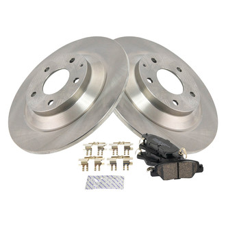 TRQ® - Rear Disc Brake Kit with Ceramic Pads