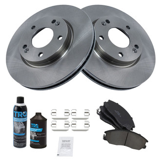 TRQ® - Front Disc Brake Kit with Ceramic Pads
