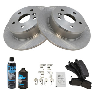 TRQ® - Rear Disc Brake Kit with Semi-Metallic Pads