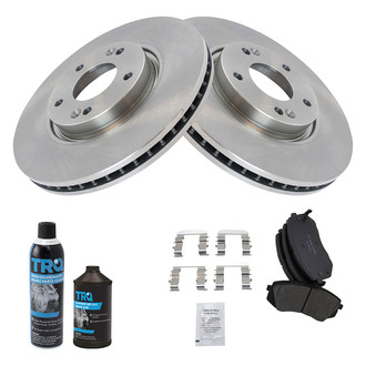 TRQ® - Front Disc Brake Kit with Ceramic Pads