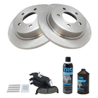 TRQ® - Rear Disc Brake Kit with Ceramic Pads