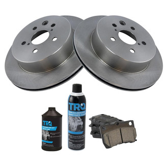 TRQ® - Rear Disc Brake Kit with Ceramic Pads