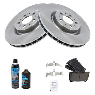 TRQ® - Front Disc Brake Kit with Ceramic Pads