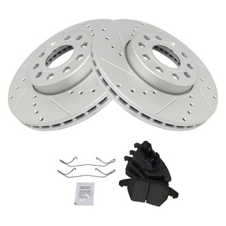 TRQ® - Performance Ceramic Front Brake Kit