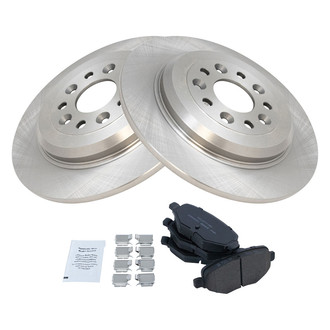 TRQ® - Rear Disc Brake Kit with Ceramic Pads