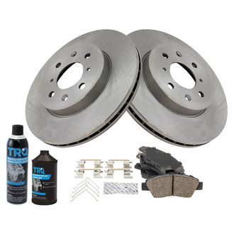 TRQ® - Front Disc Brake Kit with Ceramic Pads